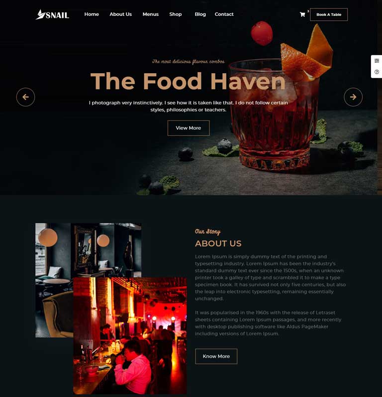 Snail – RESTAURANT